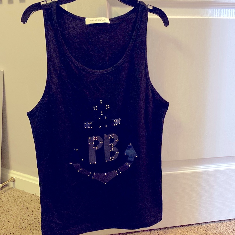 Balmain nautical tank top